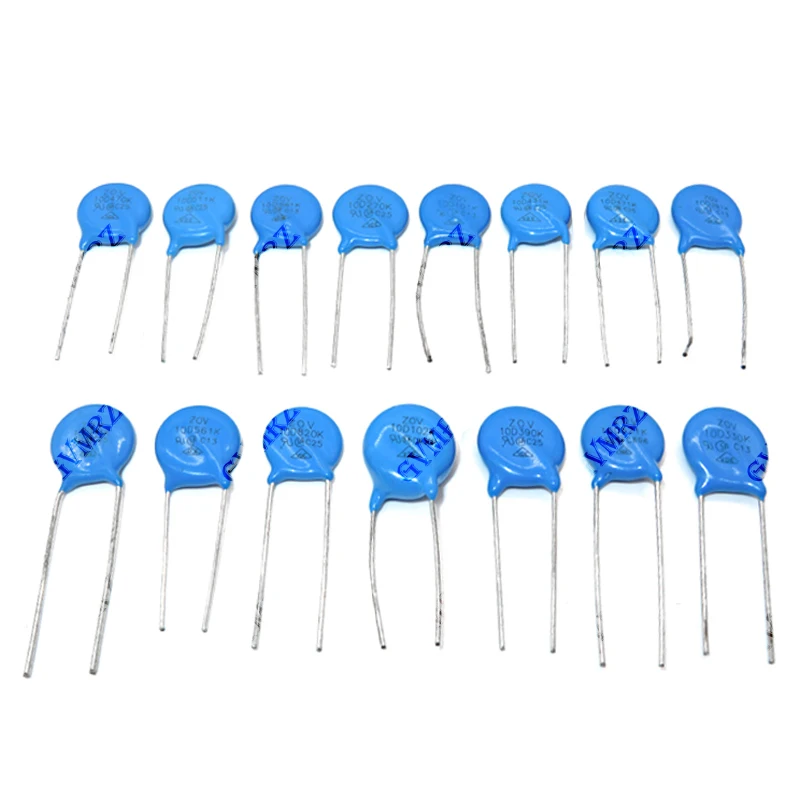 MOV Metal Oxide Varistor DIP Type 07D 10D 14D 20D Series Assorted Models for Electronic Circuit Use 151K-471K image 2