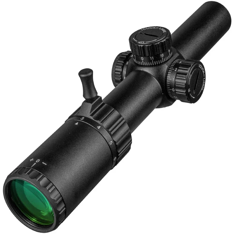 HD 1-6X24 IR FIRE WOLF Compact Tactical Telescope, with glass-etched crosshairs and wide-angle view view 4
