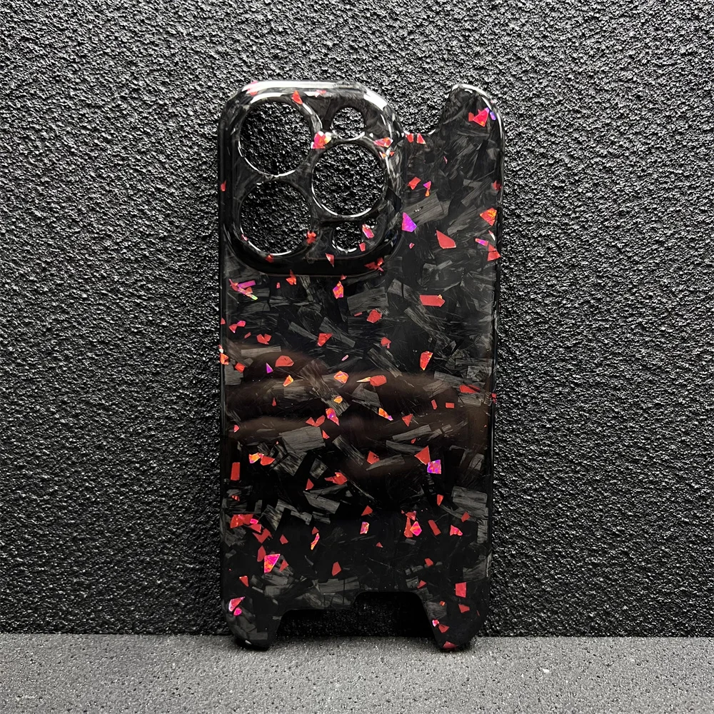 

Подходит для чехла для телефона Apple iPhone 15, Pro, защитного чехла из кованого углеродного волокна 15 Pro.