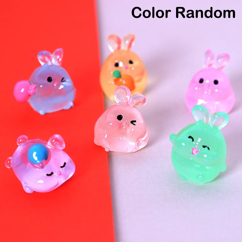 Luminous Cartoon Multi-color Popsicle Cabochon Diy Crafts Materials Kid Handmade Charms