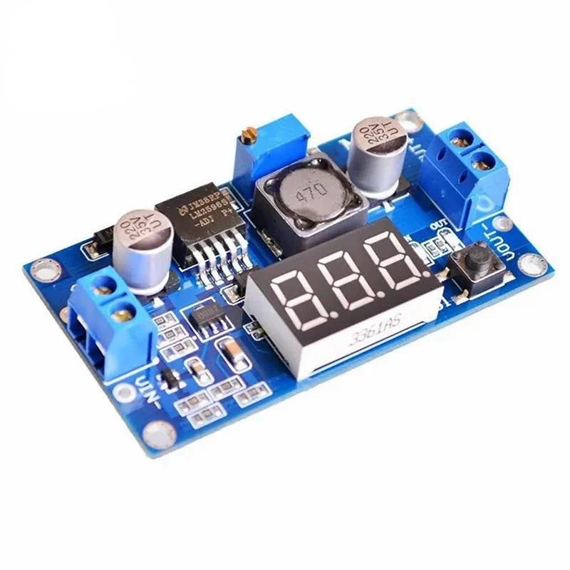 LM2596 DC DC Step Down Converter Voltage Regulator LED Display Voltmeter 4.0~40 To 1.3-37V Buck Adapter Adjustable Power Supply