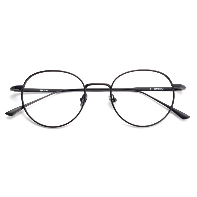 Japanese Brand Designer Retro Oval Round Frame Pure Titanium Eyeglasses Men and Women Trend Comfort Ultralight Glasses Eyewear
