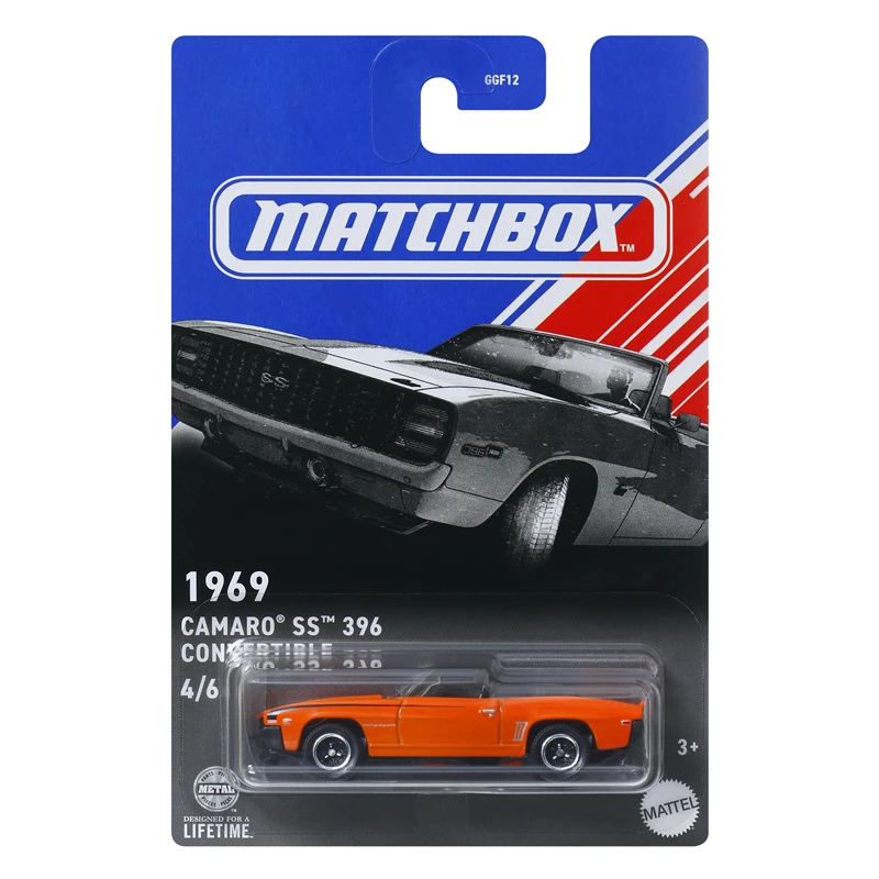 Matchbox 2024 American Convertibles Chevy Corvette Cadillac Eldorado Chevy Camaro Ford Mustang Buick Skylark 1/64 Car Toy GGF12