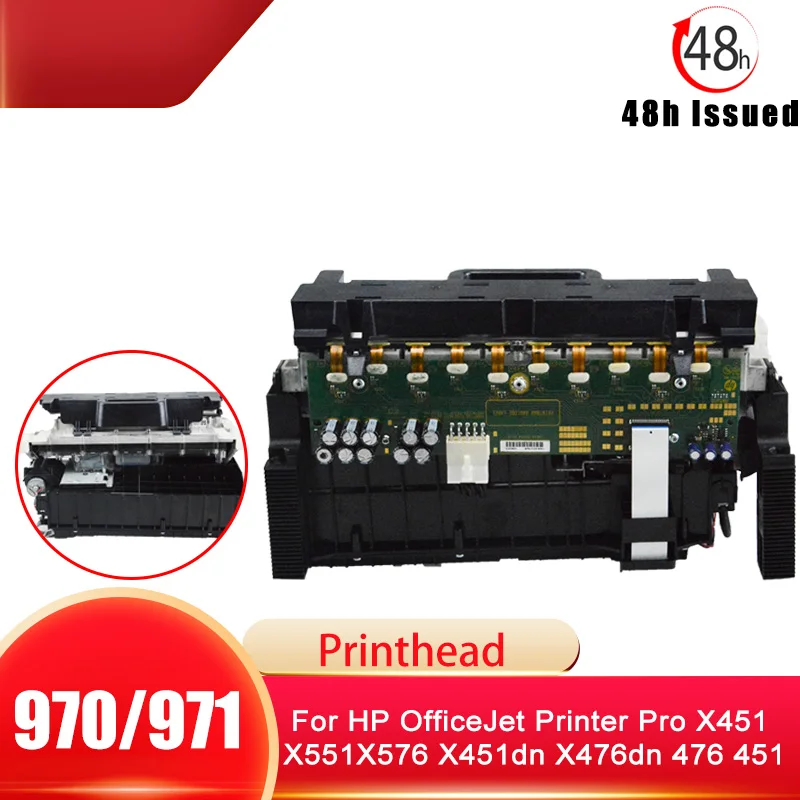 정품 970 971 XL CN646-60014 프린트 헤드, HP 오피스젯 프린터 프로 X451 X551 X576 X451dn X476dn 476 451 프린터용