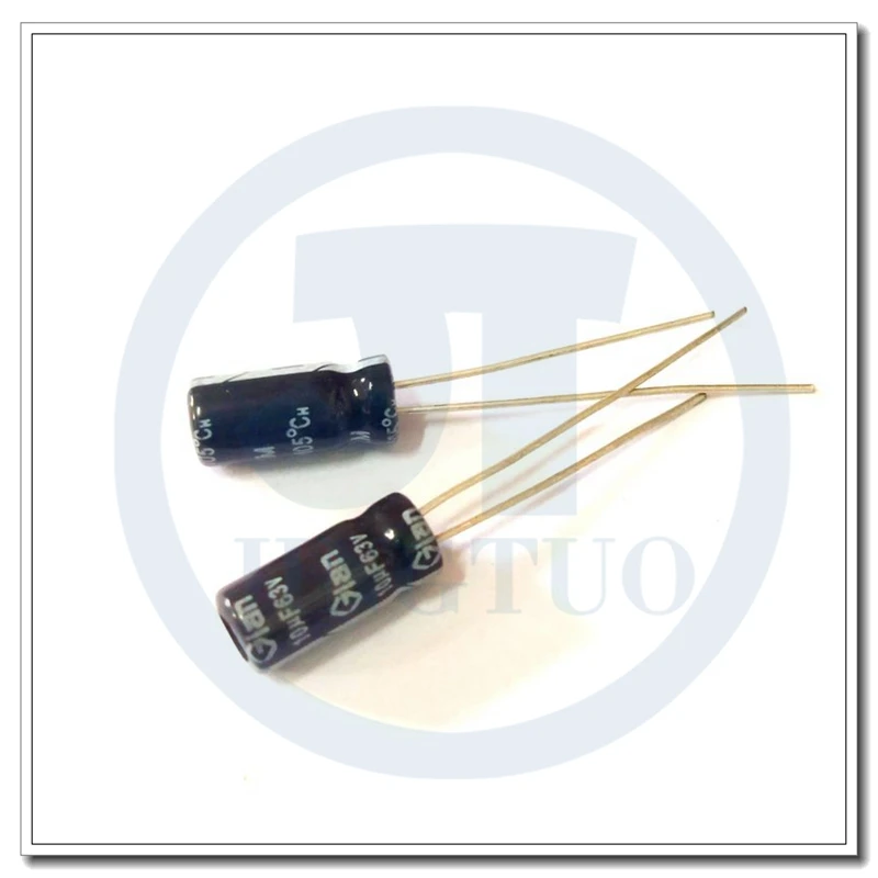 

10pcs 10uF63V 63V10uF 10MFD 63WV 5*11mm Radial Aluminum Electrolytic Capacitor