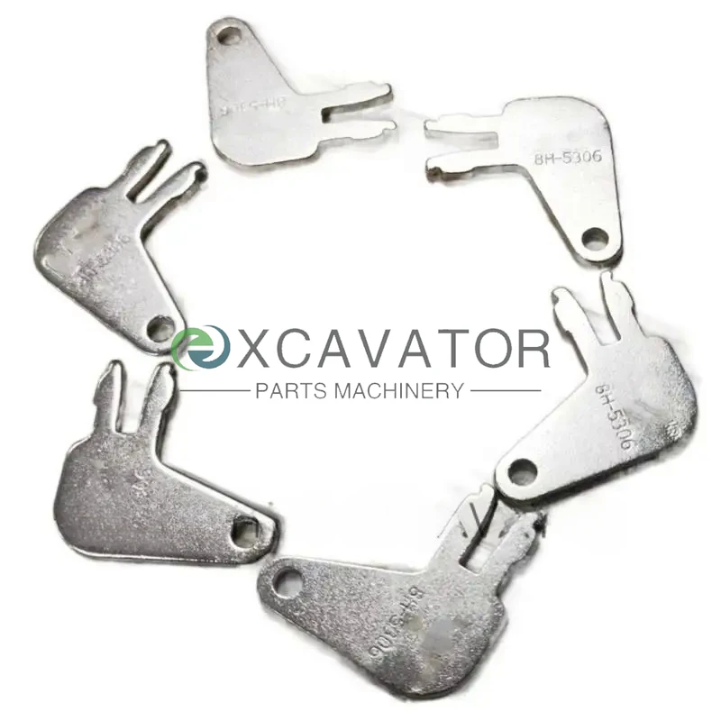 

2 шт. CAT 8398 8H5306 Ключ экскаватора, ключ аккумулятора, ключ электрического переключателя, ключ выключателя питания