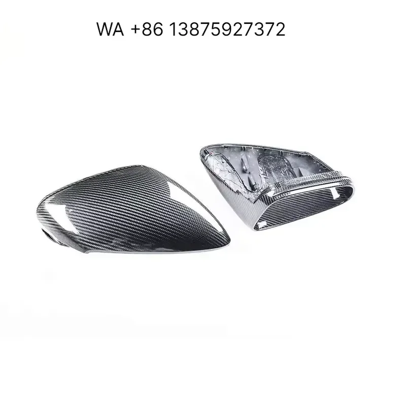 Wmwmnu For 911 Carrera 992 3K Prepreg Carbon Fiber Rear View Side Mirror Covers Black Left Right Side Replacement