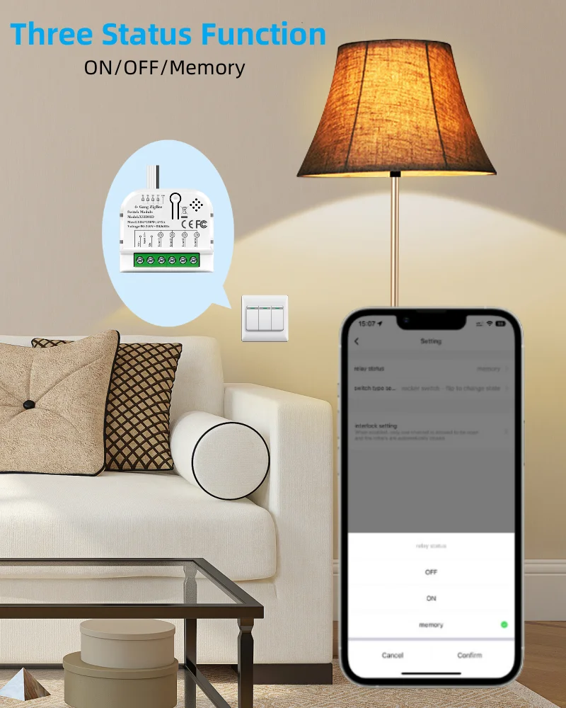 Tuya Smart Zigbee 1/2/3/4 Gang Mini Modulo Interruttore Relè Domestico Intelligente Il Controller Remoto Funziona Con Alexa Google 10A