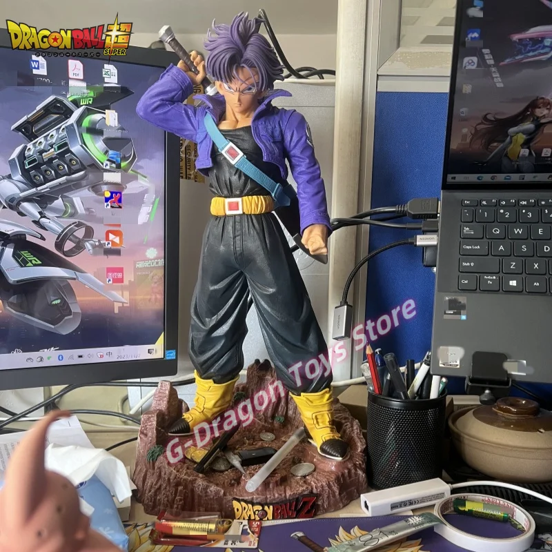 

Mrc Tranx Handmade Future Warrior Dragon Ball Super Saiyan Double Headed Super Large Seven Dragon Ball Statue Model Tv Cabinet