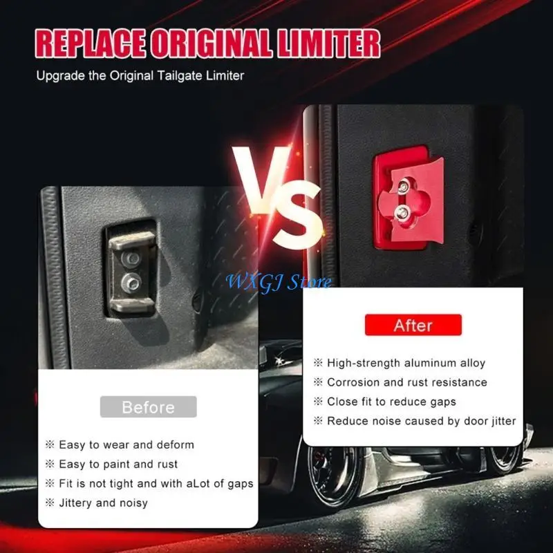 

37JE Tailgate Limiter Rear Door Stopper Car Tailgate Limiter Accessories