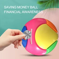 Money Saving Box Money Bank Plastic Building Blocks Balls Coin Storage Case Kid Christmas Toy Gift Three Dimensional Kids Toys