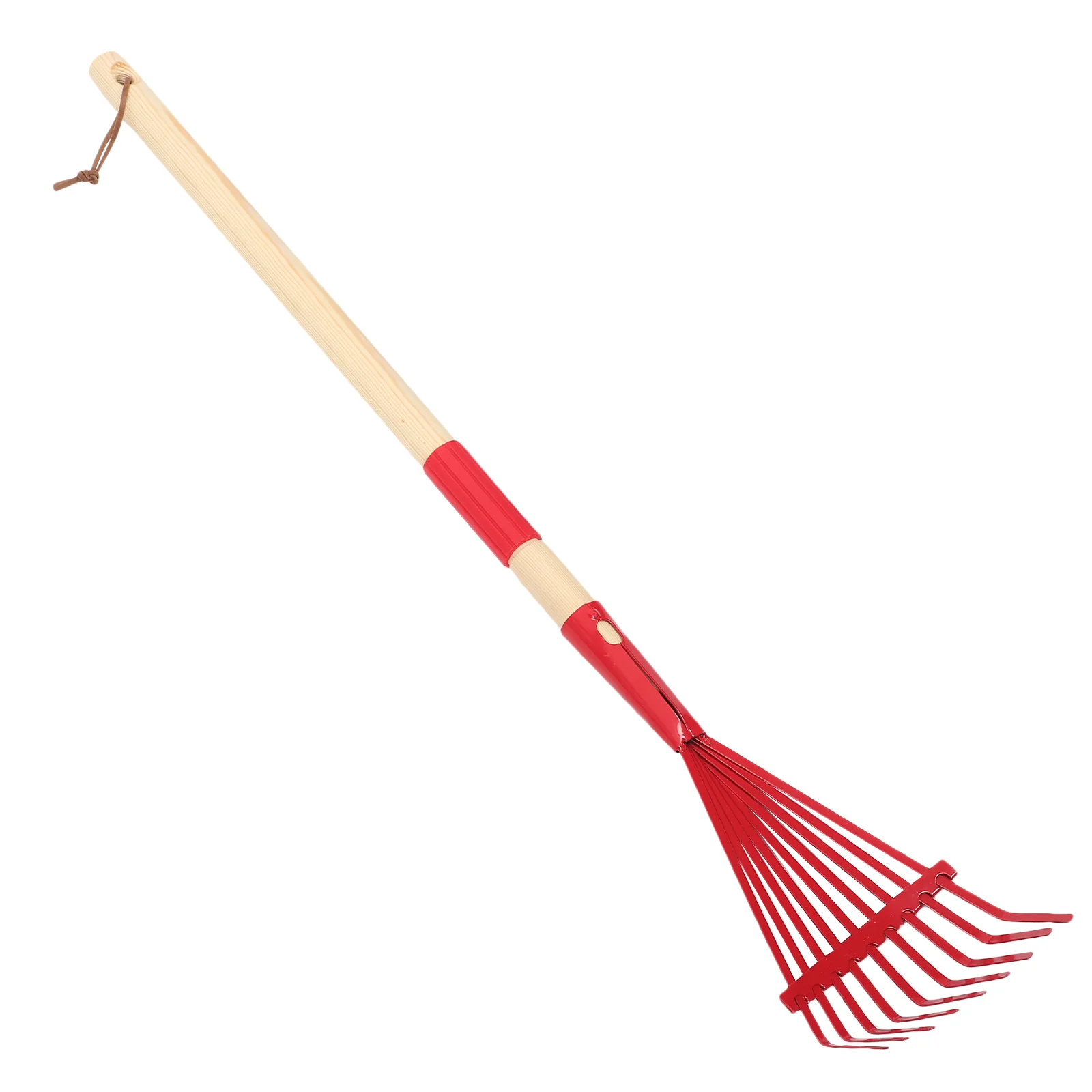 

Telescopic Leaf Rakes Children's Lawn Garden Metal Heavy Duty Landscape Iron Travel