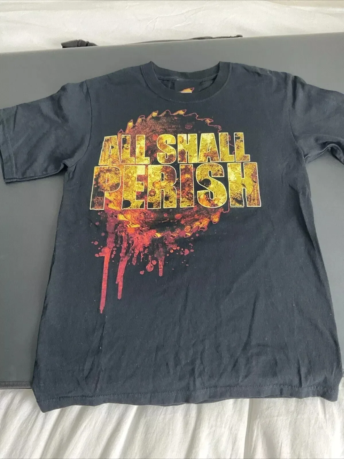 All Shall Perish Band Gift For Fan Black Cotton T Shirt Full Size S-5XL AR1370