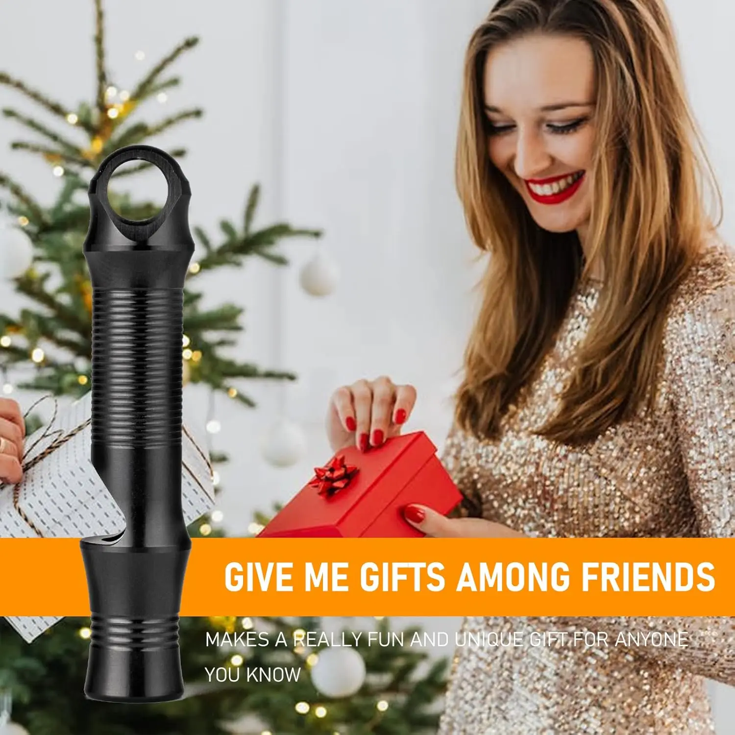 Apito de emergência, colar de assobios de segurança EDC alto até 120db, assobios de sobrevivência para sobrevivência, caminhadas, camping, treinamento de animais de estimação