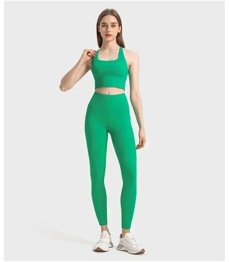 Lemon Align-pantalones de Yoga para correr al aire libre, mallas deportivas moldeadoras elásticas, pantalones de entrenamiento de cintura alta, ropa para mujer