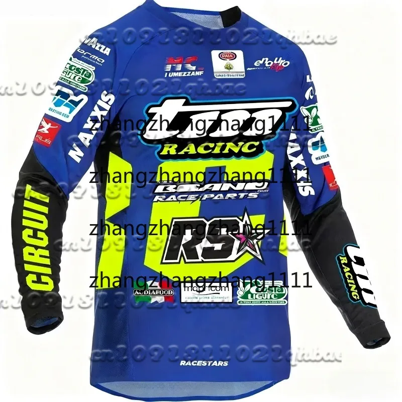 

2025 Men's Off-road Motorcycle Sportswear Tm Racing Long Sleeved 3D Printed Off-road Motorcycle Mountain Bike Sports Shirt