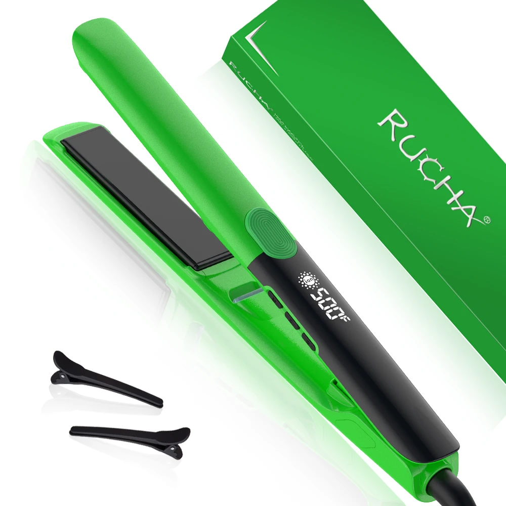 

500°F Hair Straightener High Temperature Hair Flat Iron Tourmaline Ceramic Plate Profession Salon Hair Styling Tool Dual Voltage