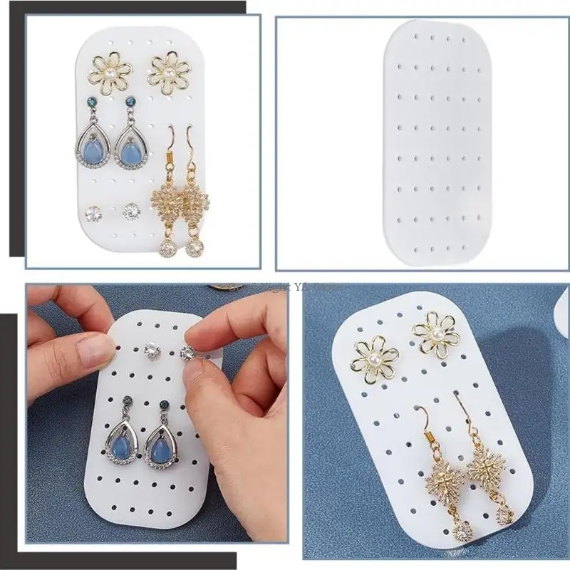 

Set Of 10 Acrylic Earring Trays For Efficient Jewelry Organization