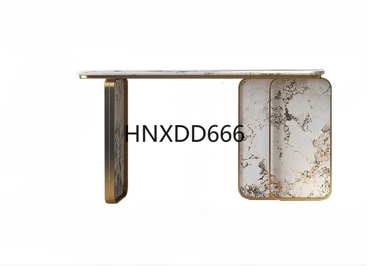 

Entrance table Modern simple entrance foyer aisle against the wall Marble home living room Entrance table
