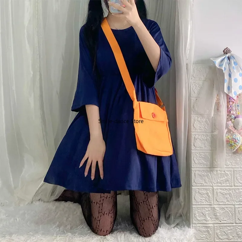 Adult Children's Halloween Costumes  Clothes Little Witch Delivery Dress Miyazaki Hayao Cos Kiki Costume Love Live Cosplay Dress - view 5