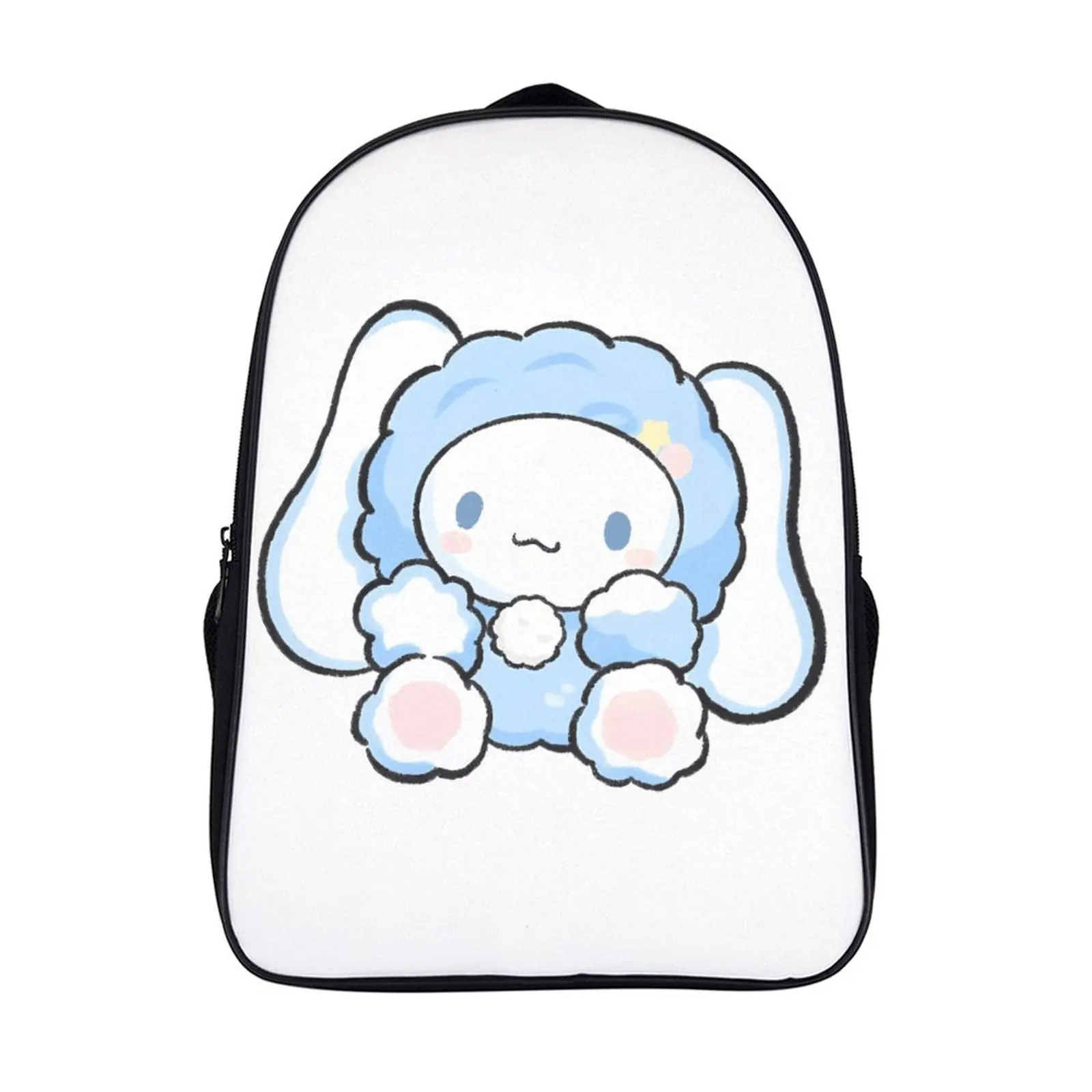 

Fashion Student's Backpack Cartoon Sanrio Cinnamoroll School Bag 16 Inch 2 Compartment Backpack Student Schoolbag