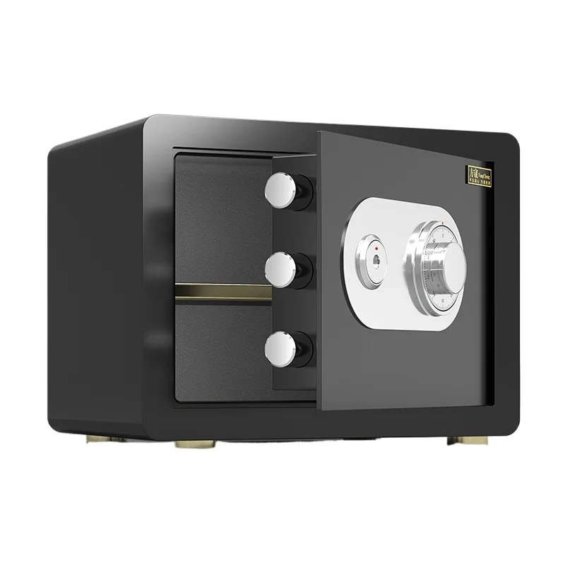 

Импортный сейф с механическим замком, бытовой небольшой сейф с паролем, прикроватная тумбочка в стену в шкафу, защита от кражи