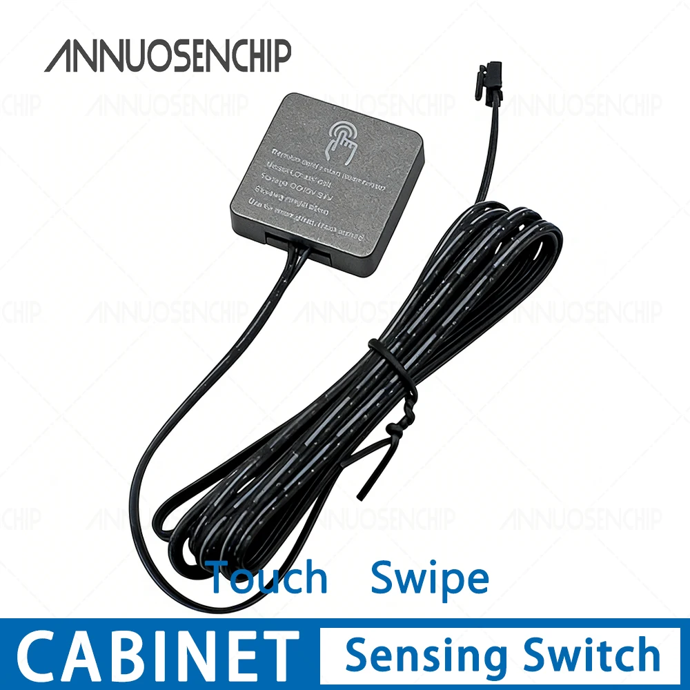 Wooden Partition Touch Sensor Switch Square Touch-type for Wardrobe Closet 12V-24V Light Strip - Sensor for Home Automation
