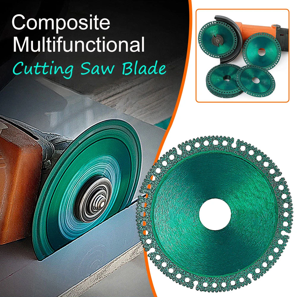 

Composite Multifunctional Cutting Saw Blade 100Mm Ultra-Thin Saw Blade Ceramic Tile Glass Cutting Disc for Angle Grinder