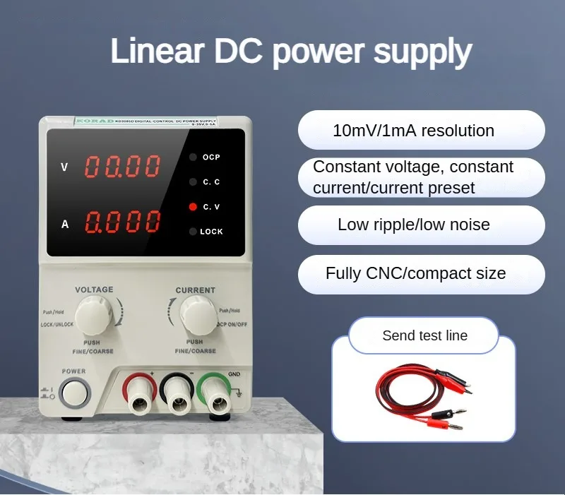 KORAD DC Regulated Adjustable Power Supply30V3A 30V 5A Adjustable Linear Regulated KD3003D/KD3005D