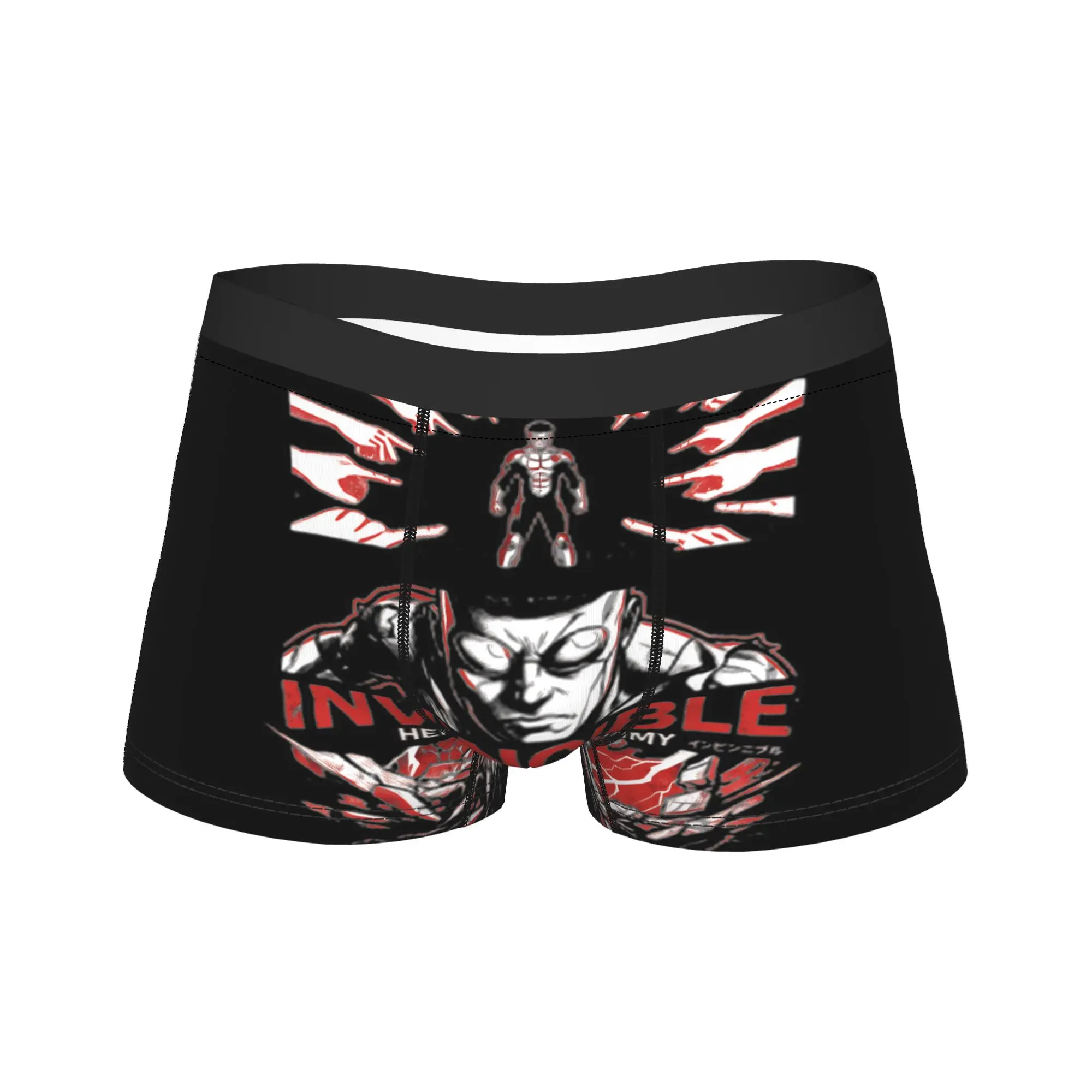 

Invincible Hero Men Shorts Briefs Underwear Quality Men's Funny Boxer Shorts Custom Plus Size Panties