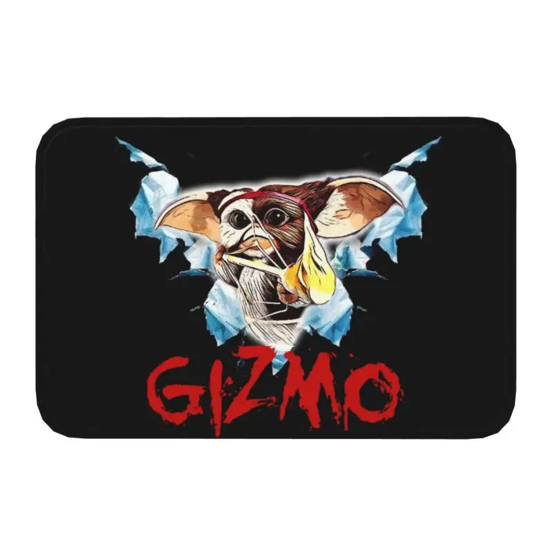 Gizmo Gremlins Front Door Mat Anti-Slip Indoor Absorbent Monster Mogwai Doormat Kitchen Bedroom Entrance Rug Carpet