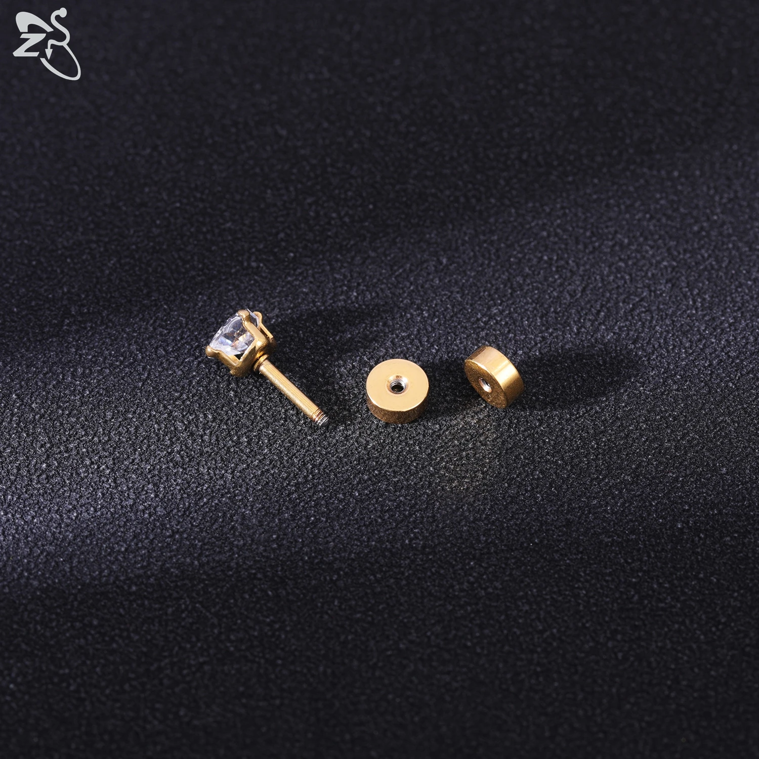 AOEDEJ 5-30pcs/lot Stainless Steel Screw Back Studs Gold Color Anti-Hyperplasia Balls For Earring Piercing Jewelry Accessories