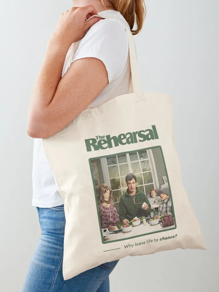

Nathan Fielder The Rehearsal Tote Bag Canvas shoulder bag Women bags Custom bag Customizable tote