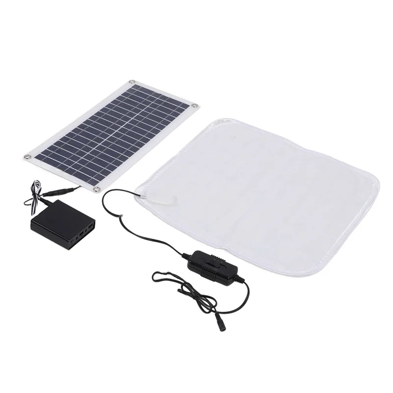 12 В 50 Вт солнечная грелка для зимней теплой подушечки для ног, одеяло с подогревом для домашних животных, электрическое одеяло с подогревом на солнечной батарее B