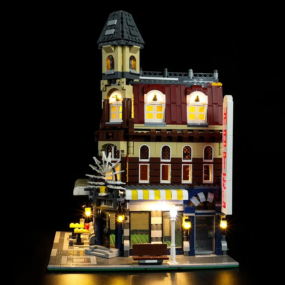 Led light kit for lego CREATOR EXPERT 10182 bricks set Compatible with 15002 Cafe Corner (not include Model Kit Blocks Toy