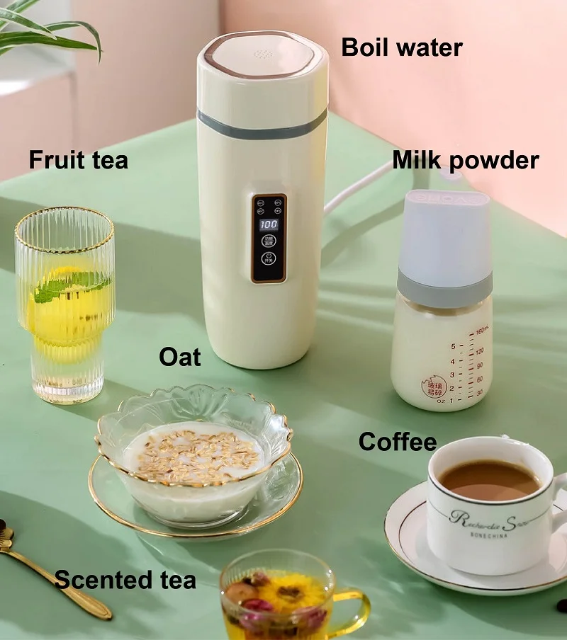 110V/220V /12V/24V Elektrische Wasserkocher Tragbare Heizung Tasse Teekanne Heizung Maschine 4 getriebe Reise Becher Elektrische Eintopf Tasse 350ml