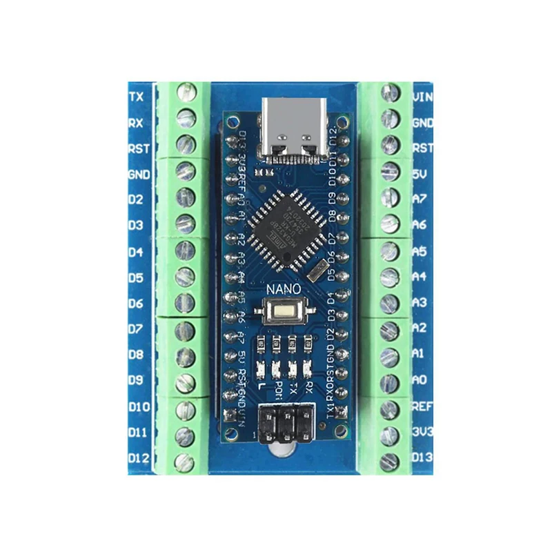 NANO V1.0 IO Shield Simple Extension Blue Board Finished Product 55*36.8mm