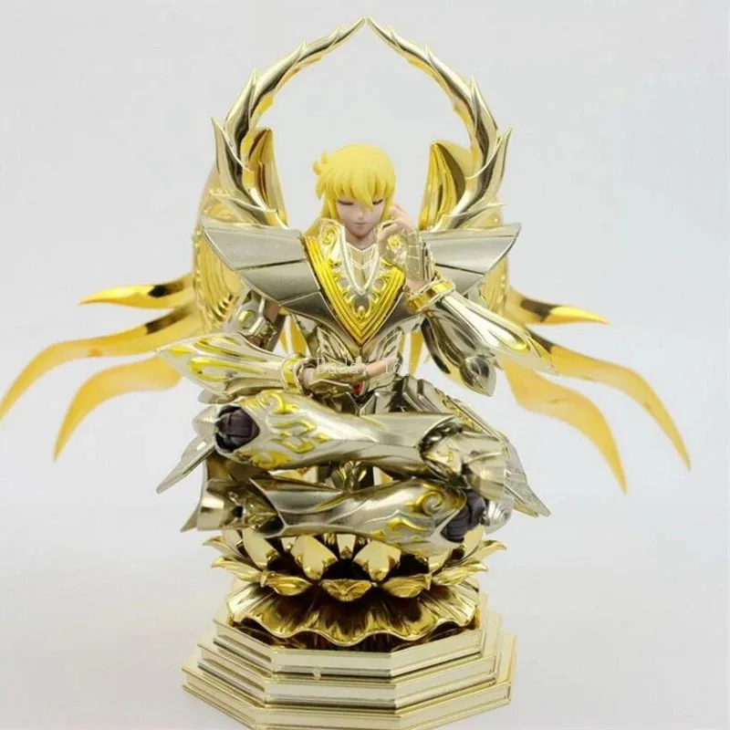 MC/Metal Club Saint Seiya Myth Cloth EX Virgo Shaka Totem/Objekt+Lotus Base SOG/Soul of God Knights of the Zodiac Actionfigur