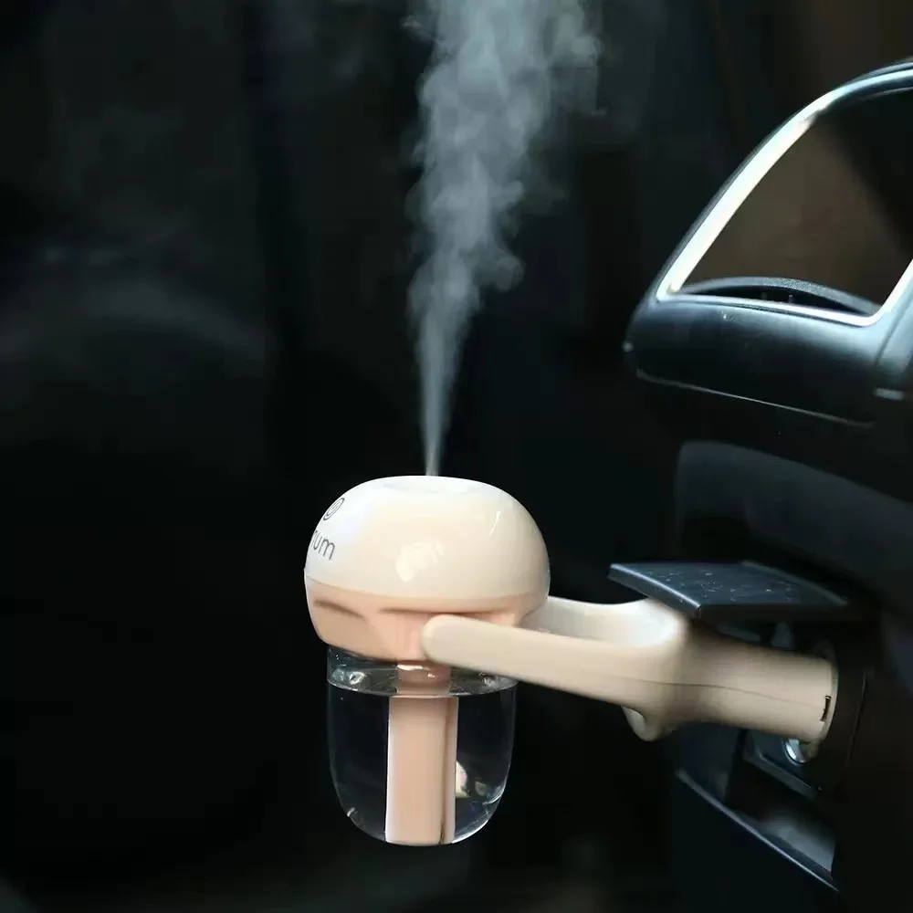 Mini Car Air Humidifier Steam Air Purifier Aroma Diffuser Essential Oil Aromatherapy Diffuser Auto Mist Maker Sprayer For C