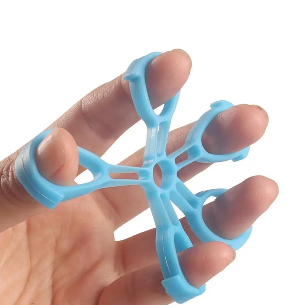 Finger Extension Trainer  Eco-friendly Strong Toughness Non-deformable  Grip Strength Finger Exerciser Training Supply