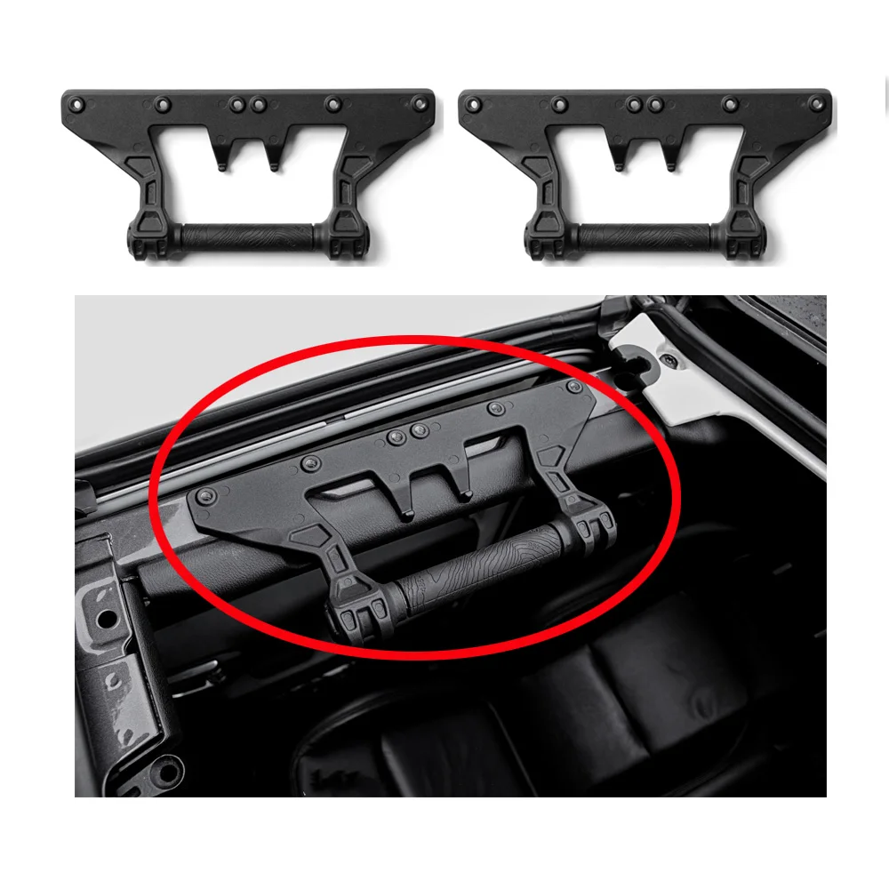 one pair Lantsun JL1228 aluminum alloy front roof door Handle for Jeep for wrangler JL 2018+