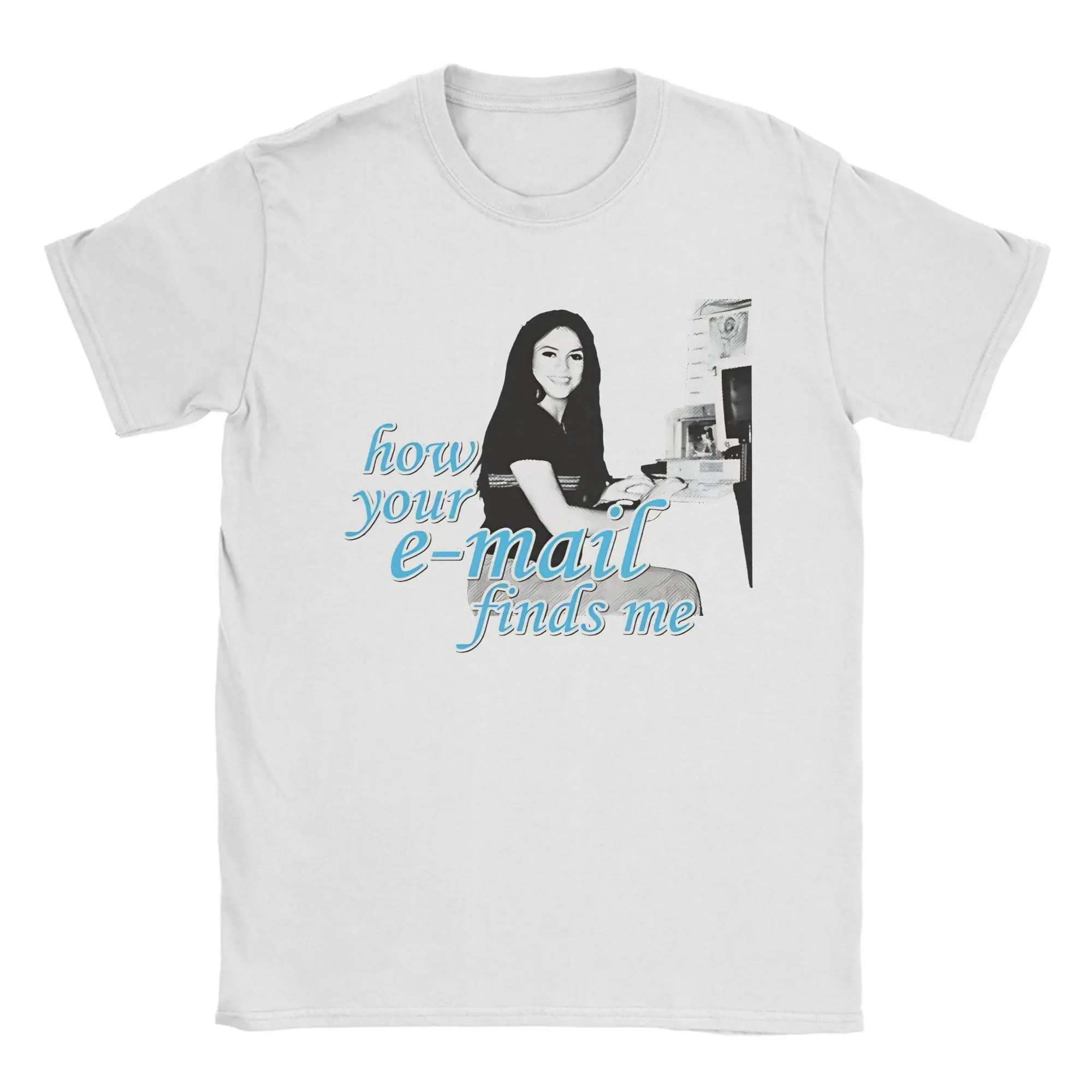 How Your Email Finds Me Shakira T-Shirt Beach  Popular T-Shirts Male Pure Cotton O Neck Plus Size Top Tees Short-Sleeve Tops