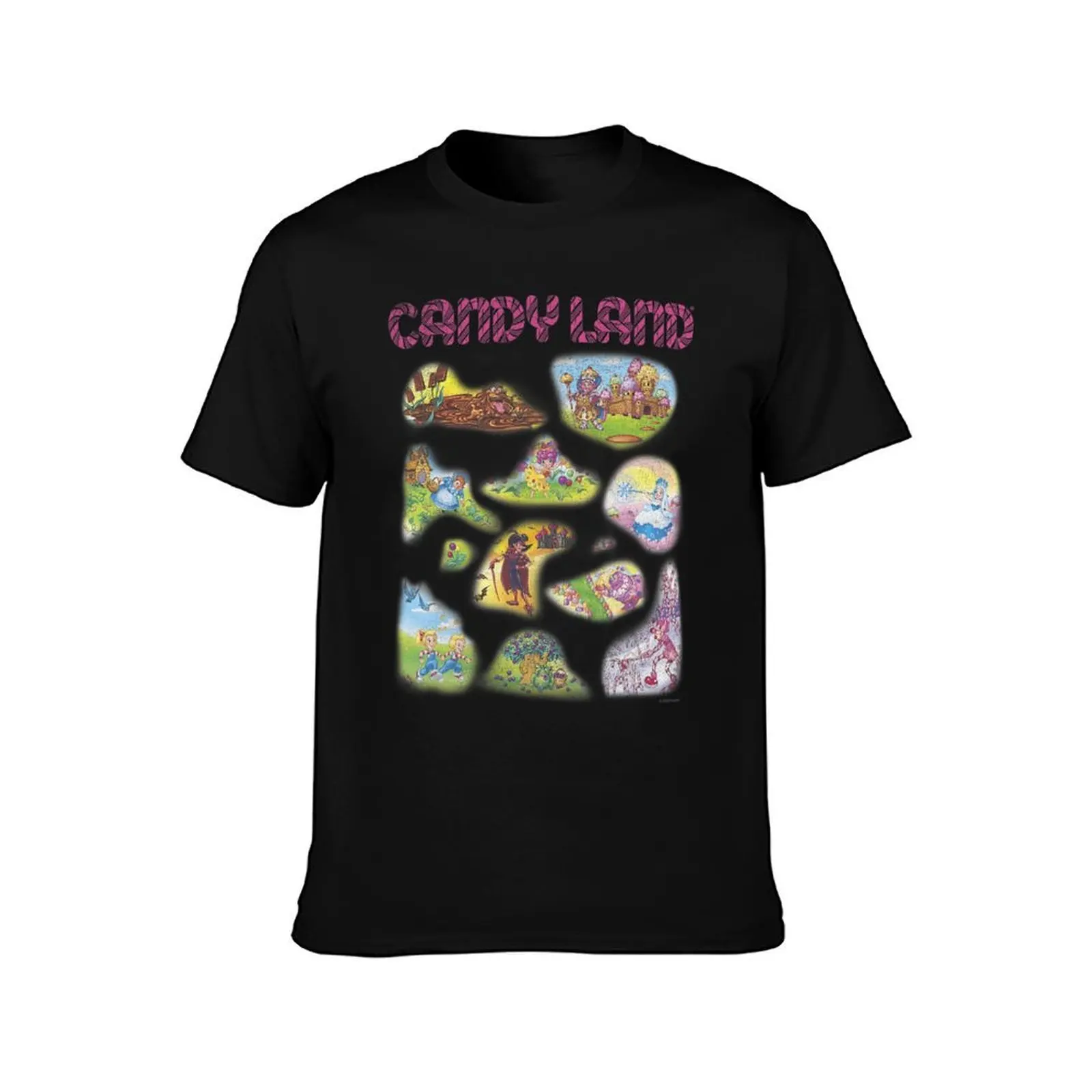 Candy Land Locations T-Shirt Casual Work Wear T-Shirt