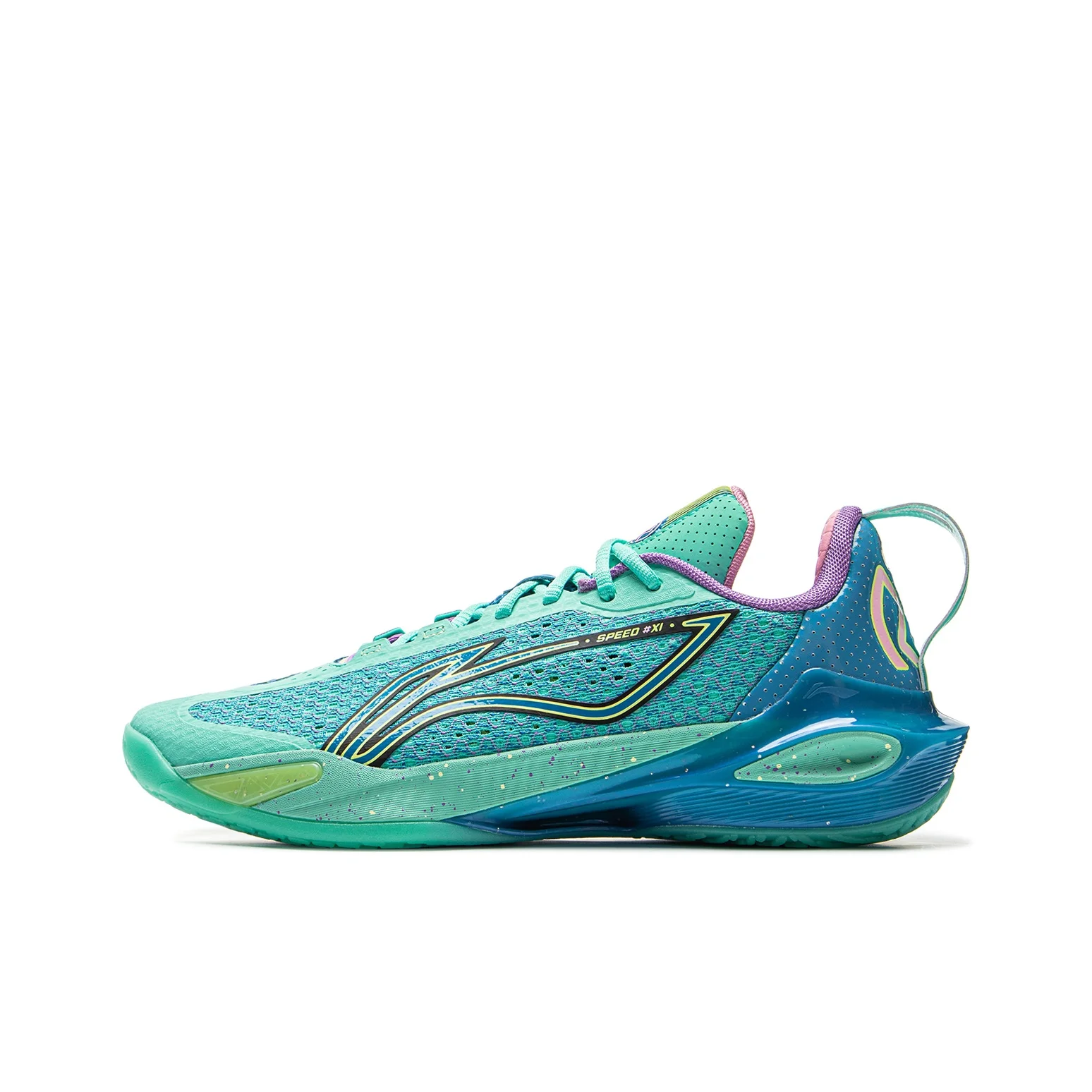 Li Ning Flash Strike 11 Cushioning Slip Resistant Abrasion Resistant Breathable Rebound Anti Twist Grip Low top ABAV031-4