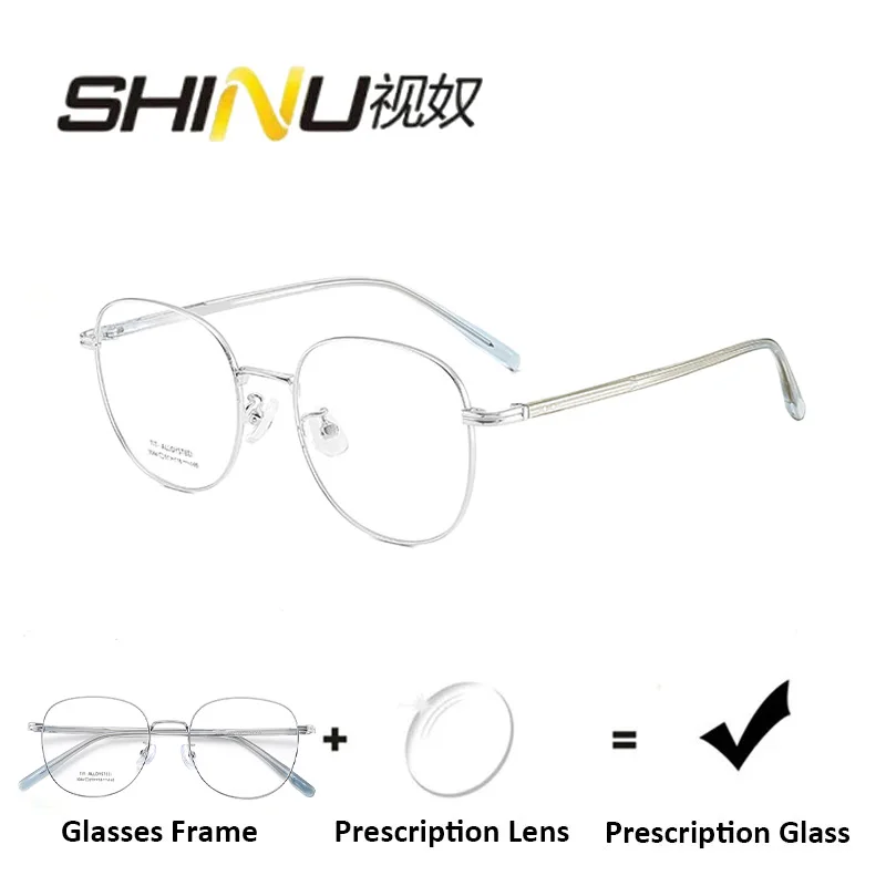 

SHINU Progressive Multifocal Presbyopia Reading Glasses Anti blue light Prescription Lenses Custom Myopia Polarized sunglasses