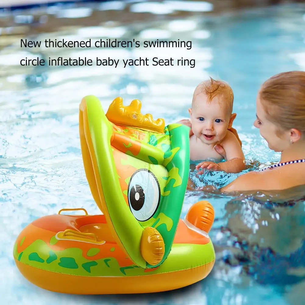 Baby Swim Ring Water Play Tube Inflatable Swimming Seat Thickening Water Hammock Bathtub Beach Game Water Amusement Equipment