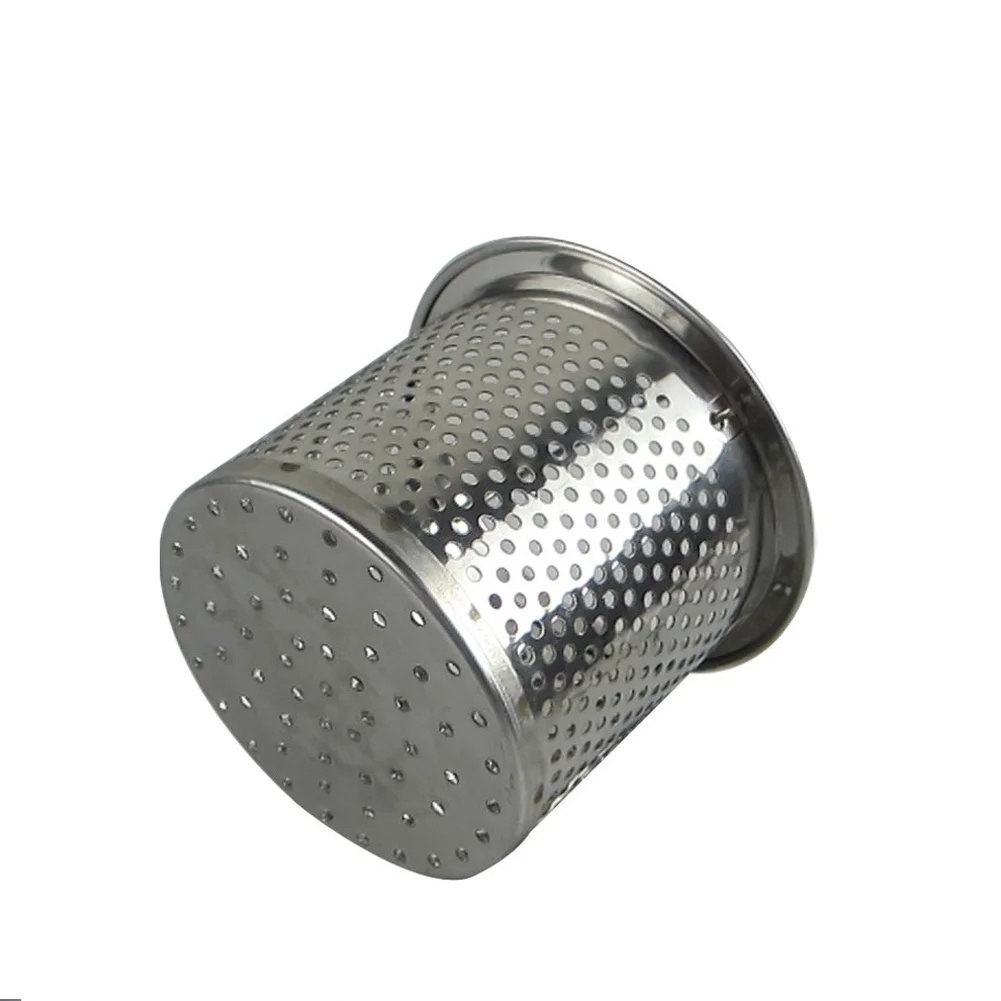 Stainless Steel Sink Strainer Basket Designed for Compatibility with Standard Drain Assemblies in Home Kitchen Installations