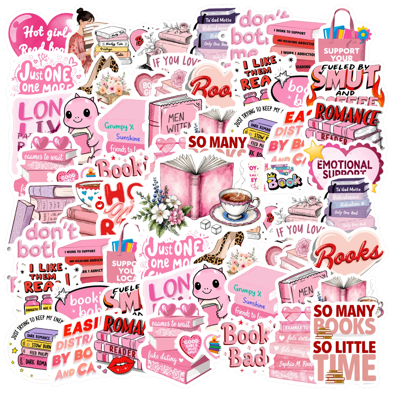 35pcs Whimsical Quotes Stickers Feminine Romance Romance Stickers Stickers For Laptop Motorcycle Luggage Phone Guitar