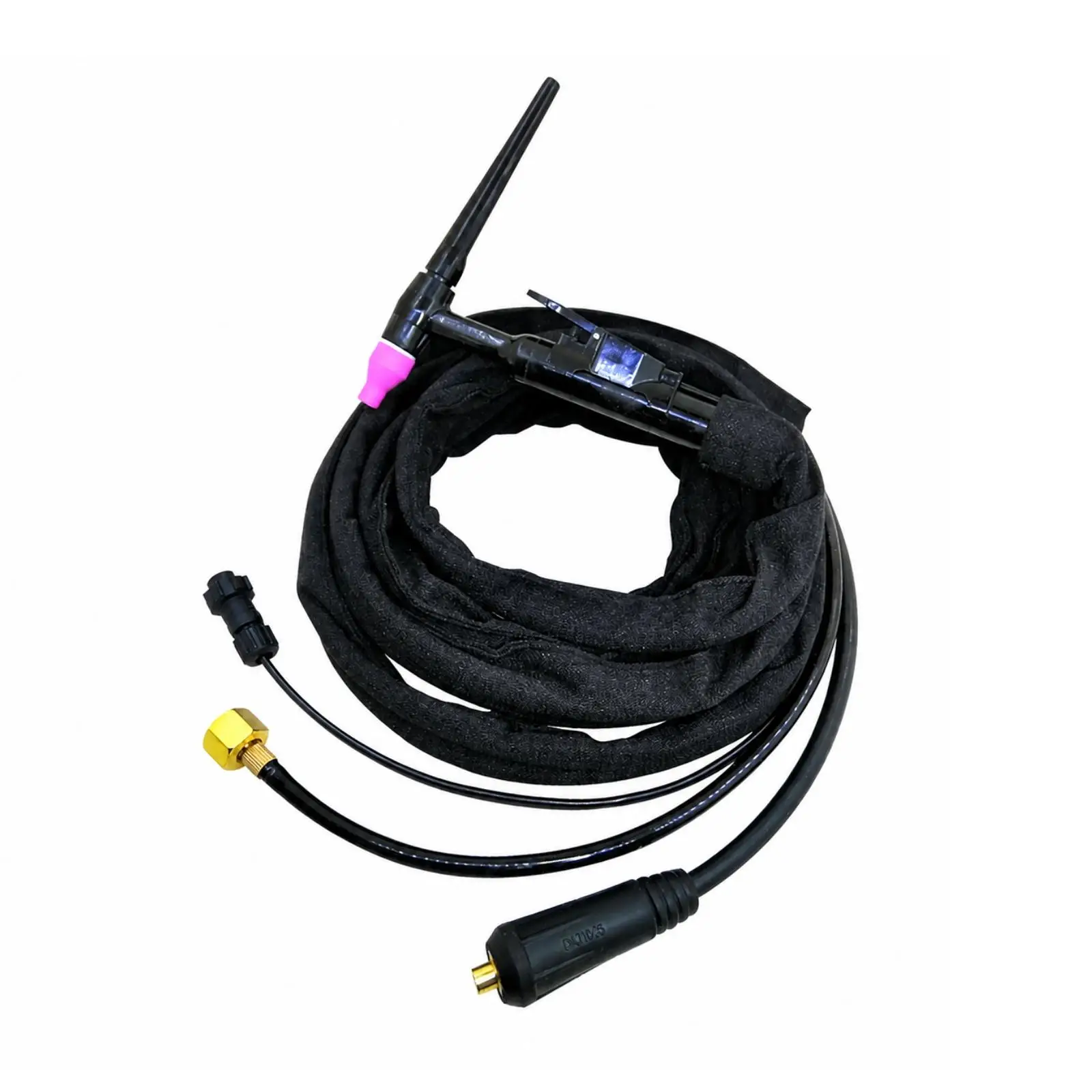 TIG Welding Torch Argon Arc 150A Split Curved Joining Tool Bakelite Construction Push Fit Connector for Thin Metal Detailed