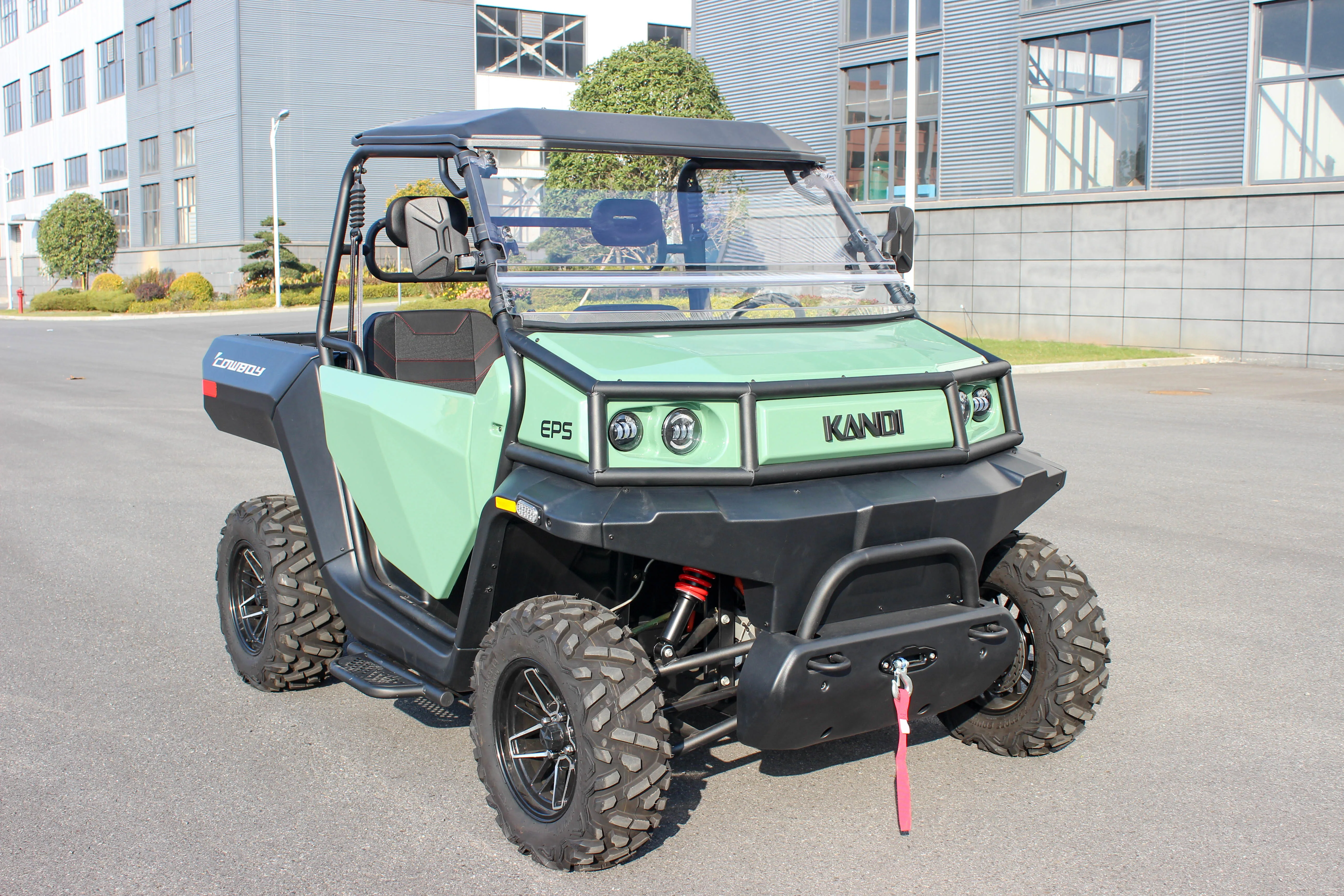 EEC Electric Kandi Cowboy 4*4 UTV Electric Road Legal 10KW 4WD Farm Utility EPS 72V Lithium Battery   L7e-B2 COC Approved